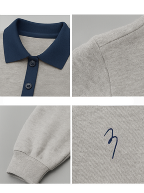 x ninido Logo-embroidered Cotton-jersey Polo Shirt 2 Colors
