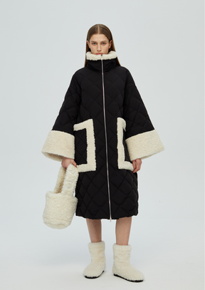Maxi Teddy Down Jacket - Black