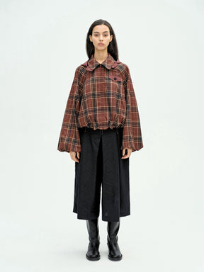 Detachable Hood Trench Jacket
