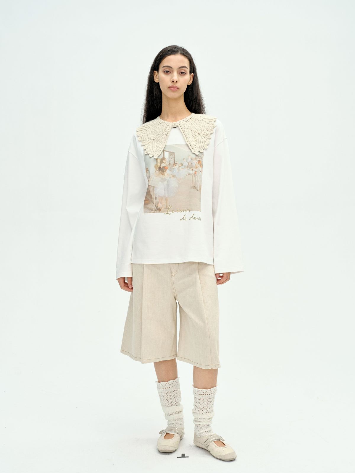 Morning Ballet Long-Sleeve T-shirt White