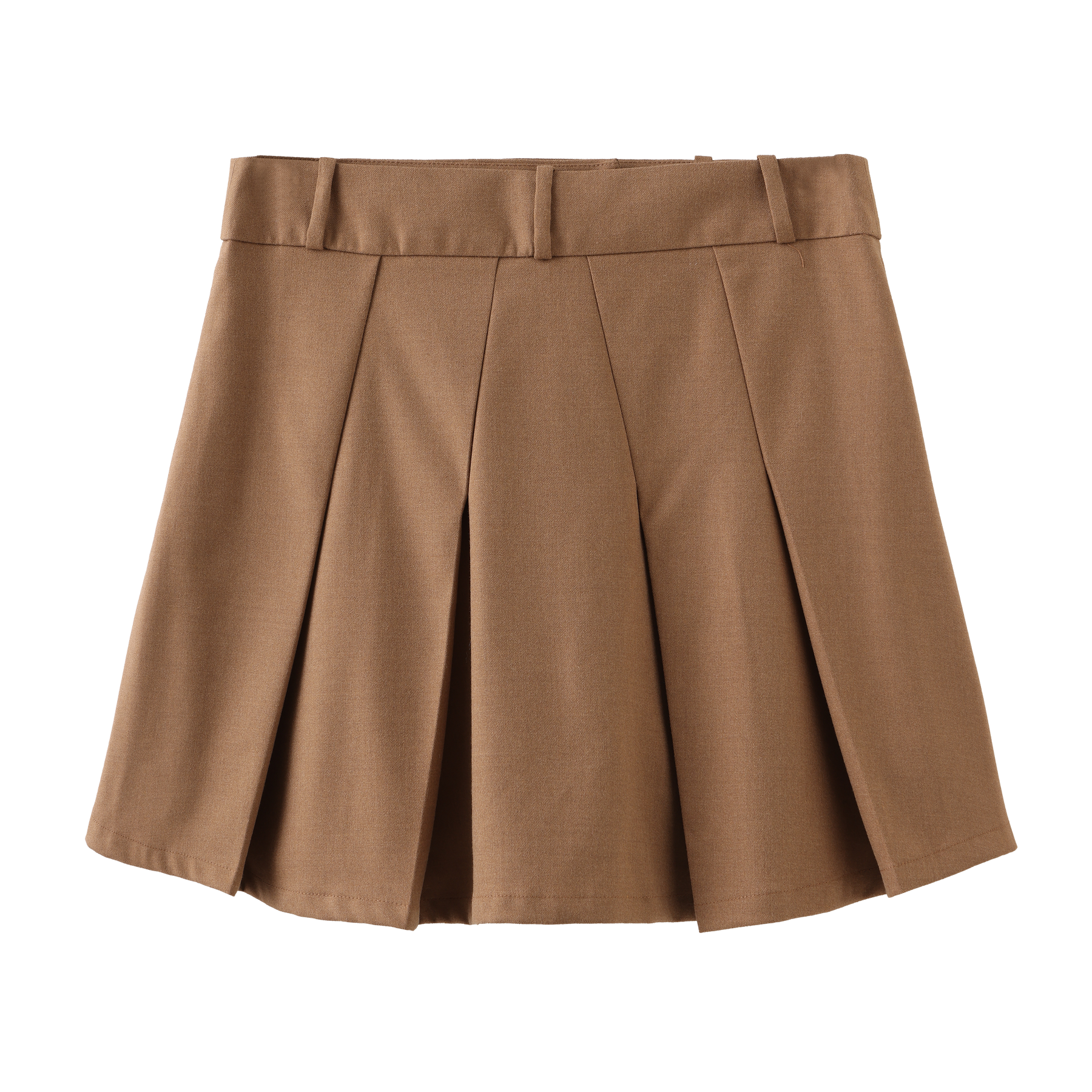 ICON Pleated Skirt - Brown
