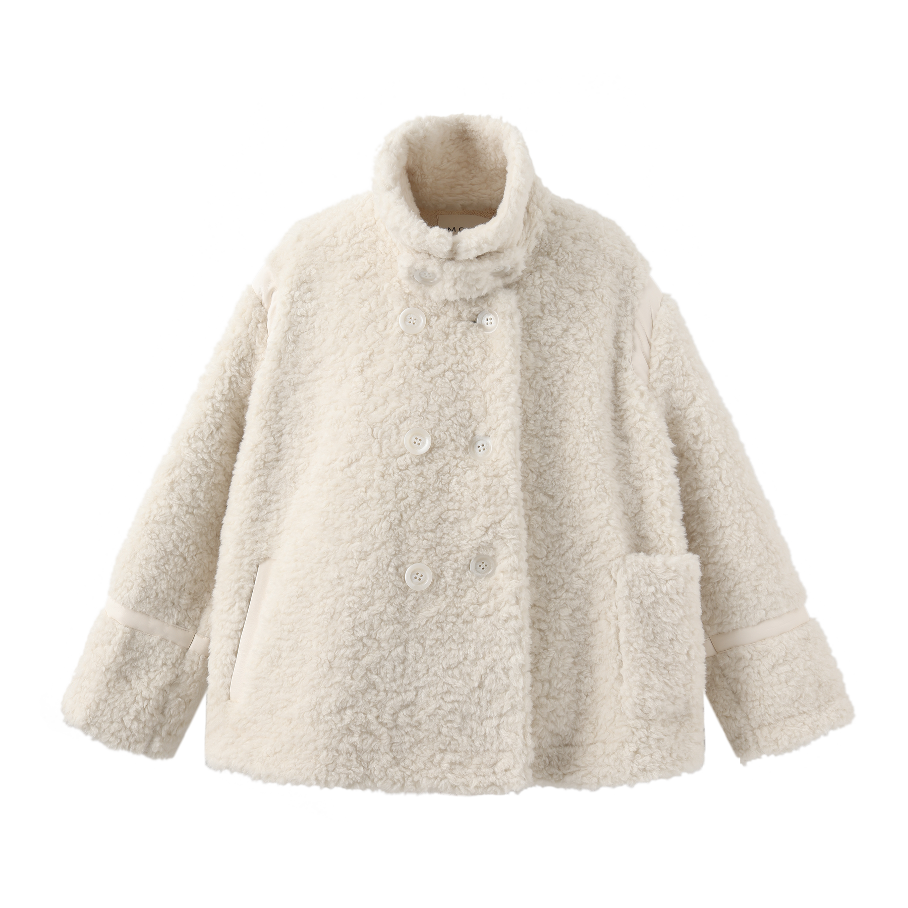 Biker Teddy Bear Coat - White