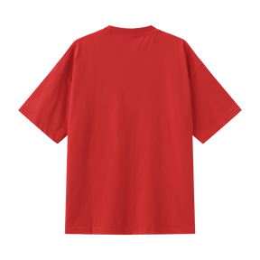 Gentle Beat Short Sleeve Tee - Red