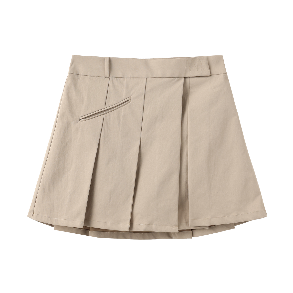 Pleated Mini Skirt