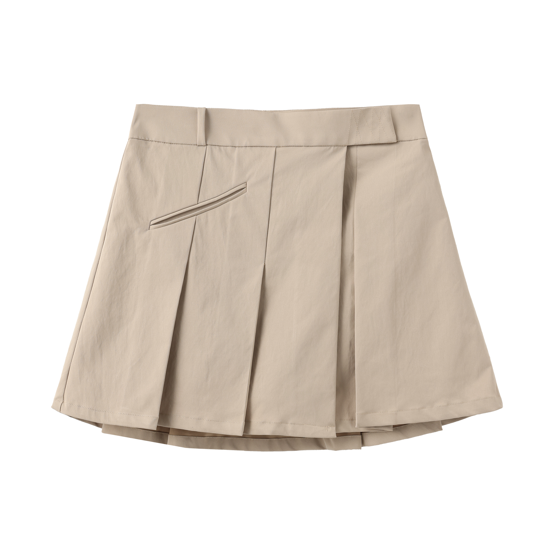 Pleated Mini Skirt