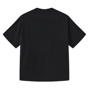 Dog Walking Patched Short-Sleeve T-shirt x Hannah Van Der Weide- Black
