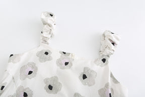Cloudy Strap Dress - Floral