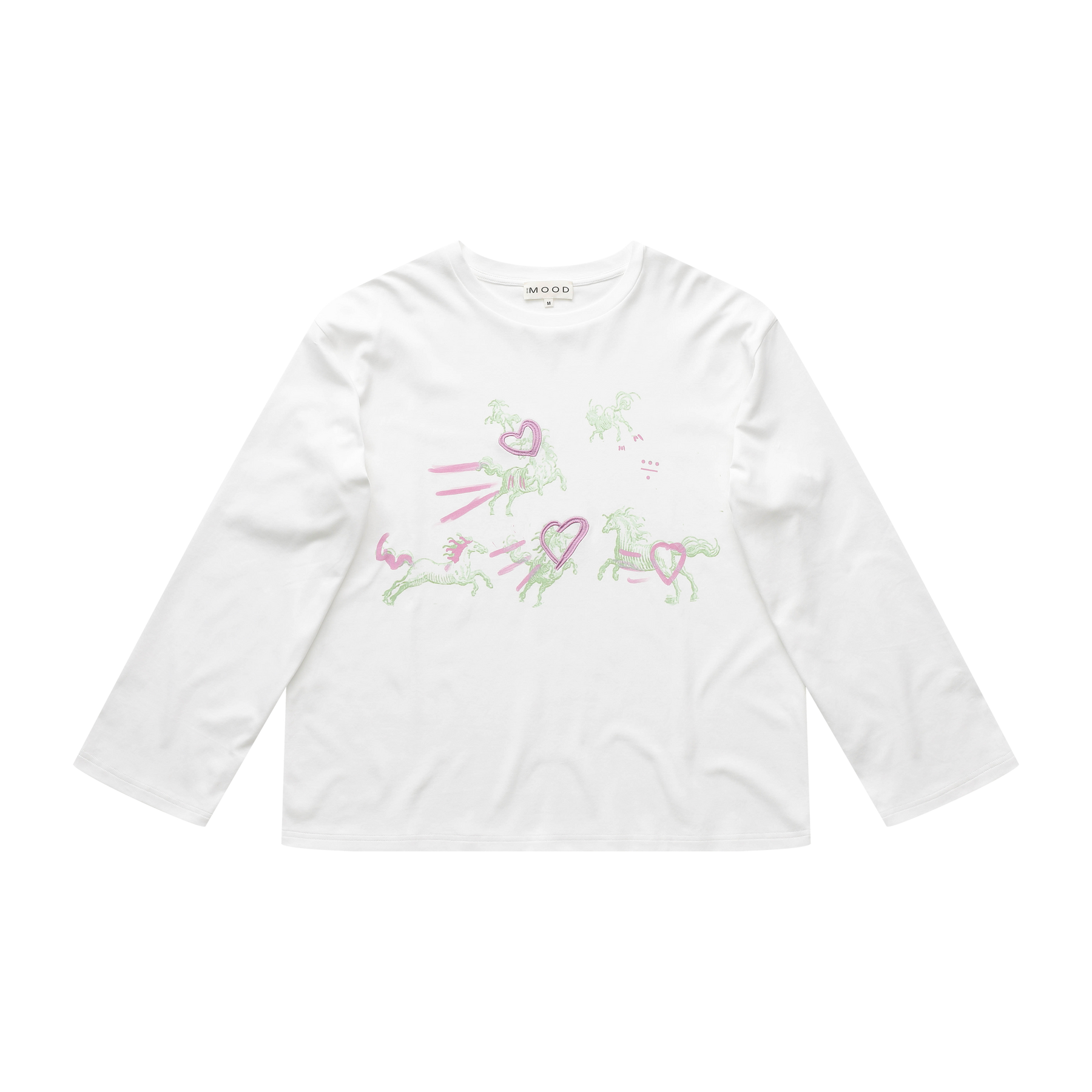Pegasus Sky Long-Sleeve T-shirt White