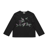 Pegasus Sky Long-Sleeve T-shirt Black