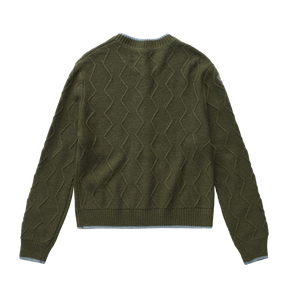 Rose Garden Knit Cardigan Green