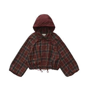 Detachable Hood Trench Jacket