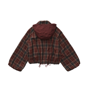 Detachable Hood Trench Jacket