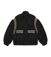 Twilight Woven Teddy Jacket - Black