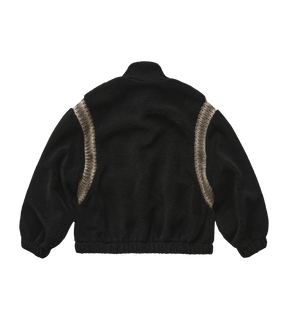 Twilight Woven Teddy Jacket - Black