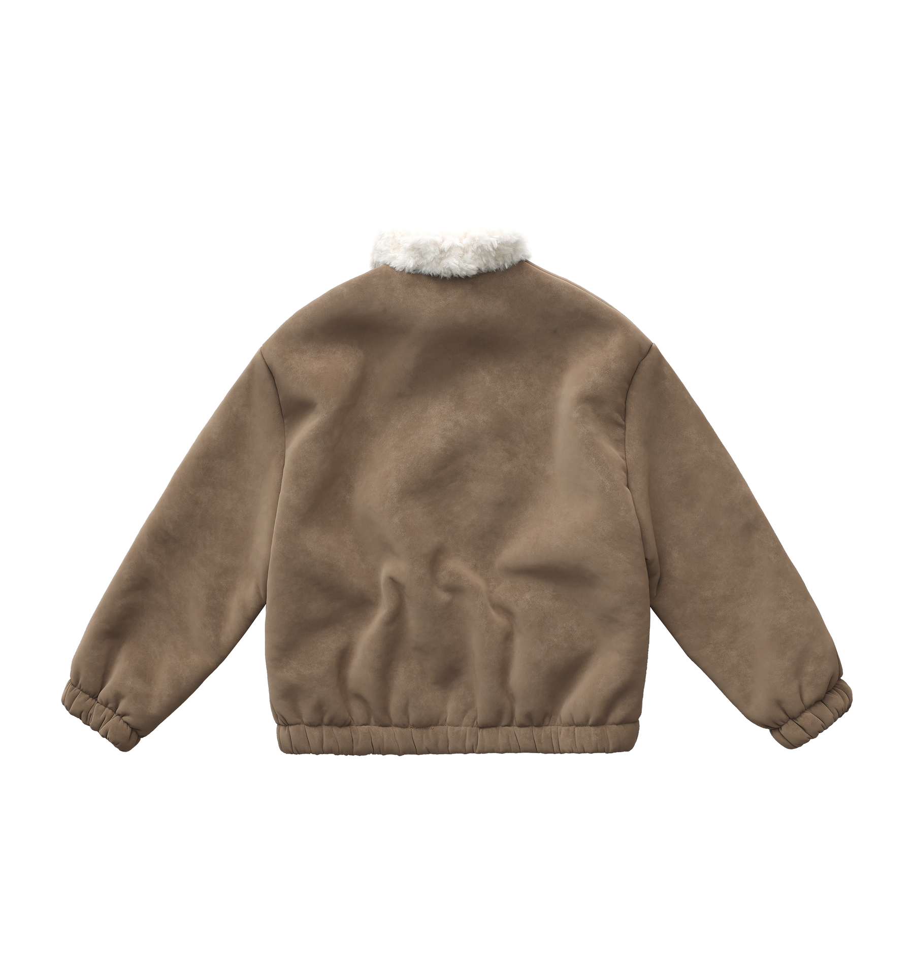 Petal Collar Bow Teddy Jacket