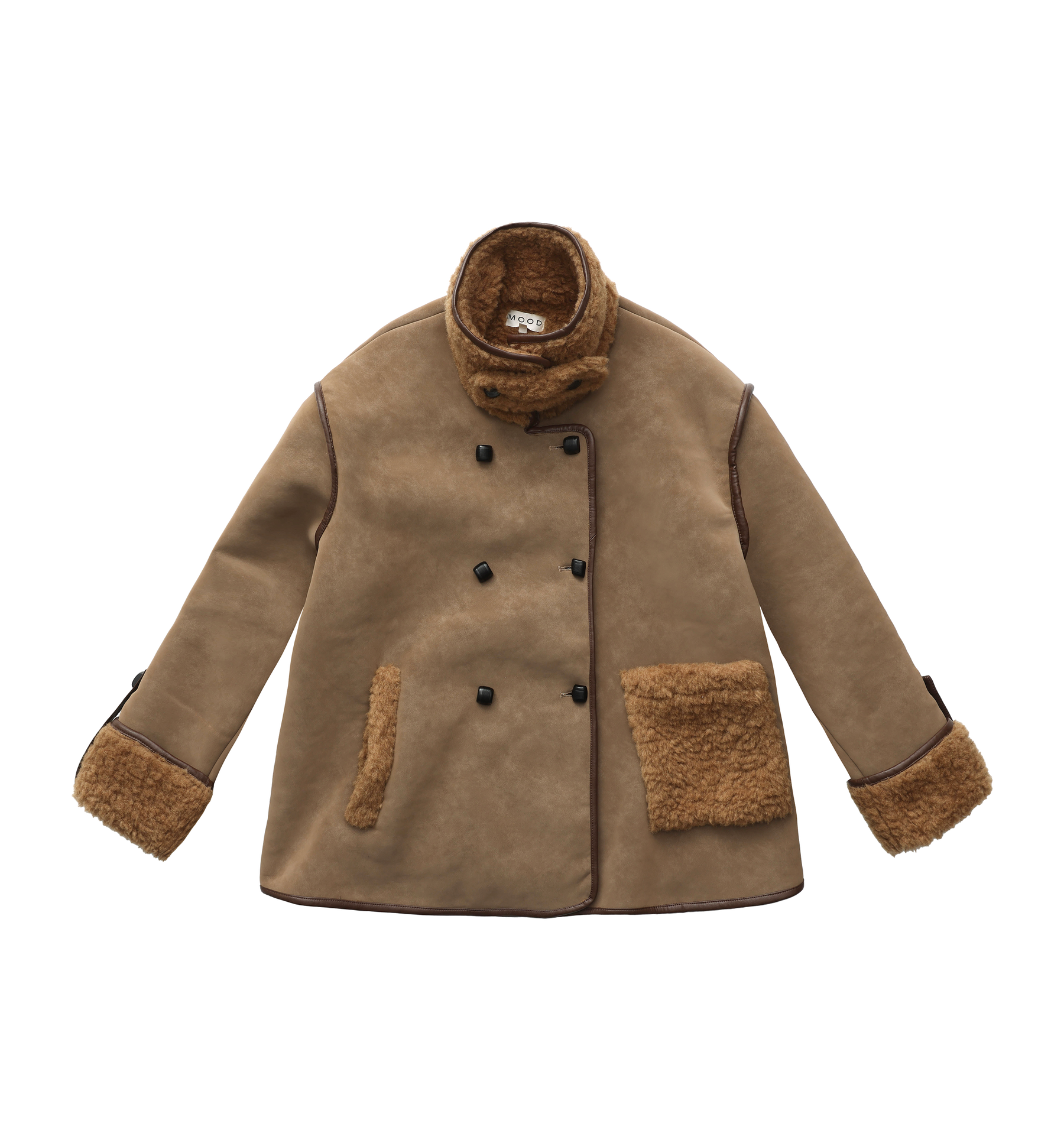 Suede Biker Teddy Jacket