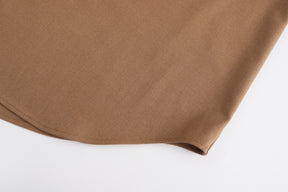 ICON Leather Pendant Shirt - Brown