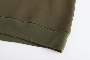 ICON Patched Oversized Sweatshirt - Olive