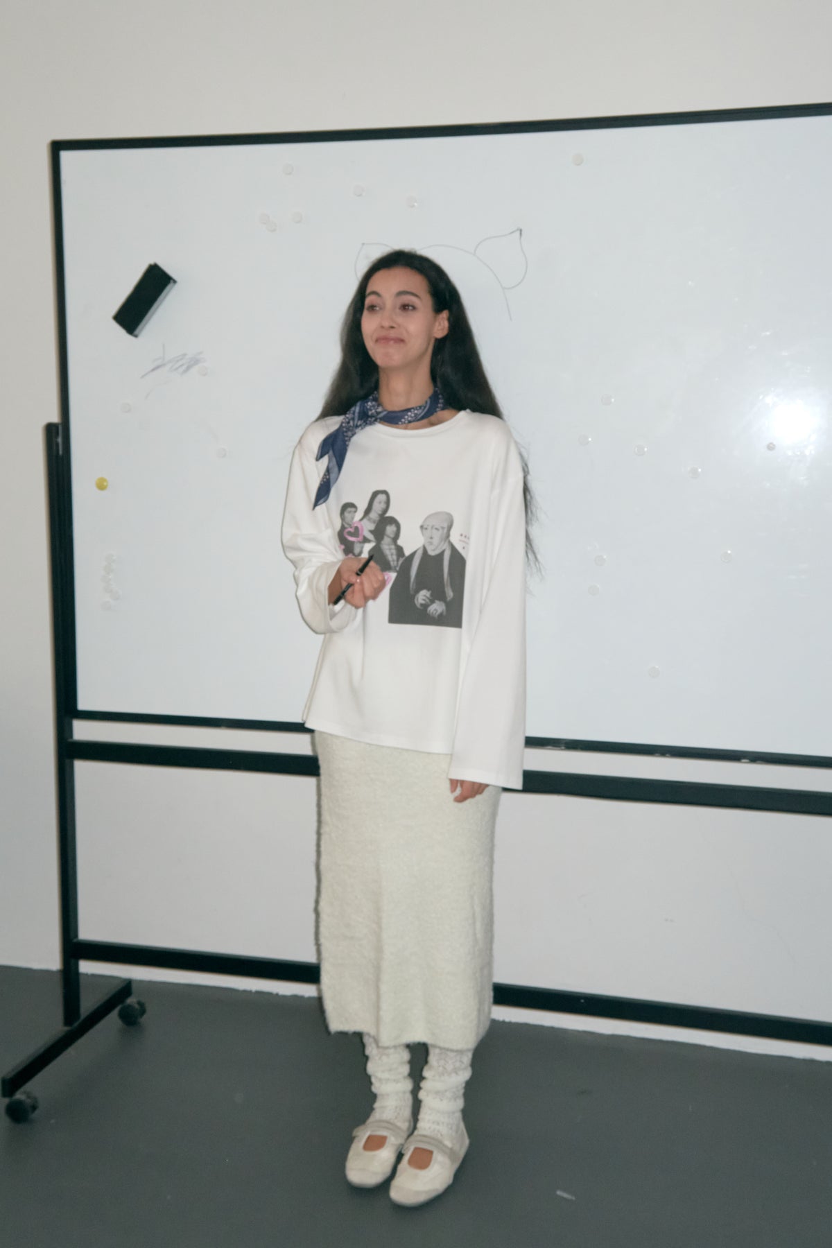 Forest Theater Long-Sleeve T-shirt White