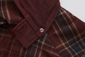 Detachable Hood Trench Jacket