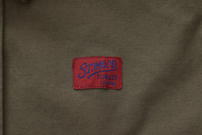 Appliqué Boxy Short Jacket Green
