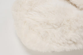 ICON 羊毛皮帽 - 白色