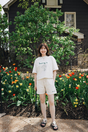 THEONE Loving U Embroidery Jersey Set