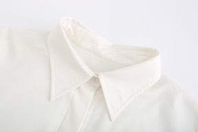 Melting Man Lace Dress _ White