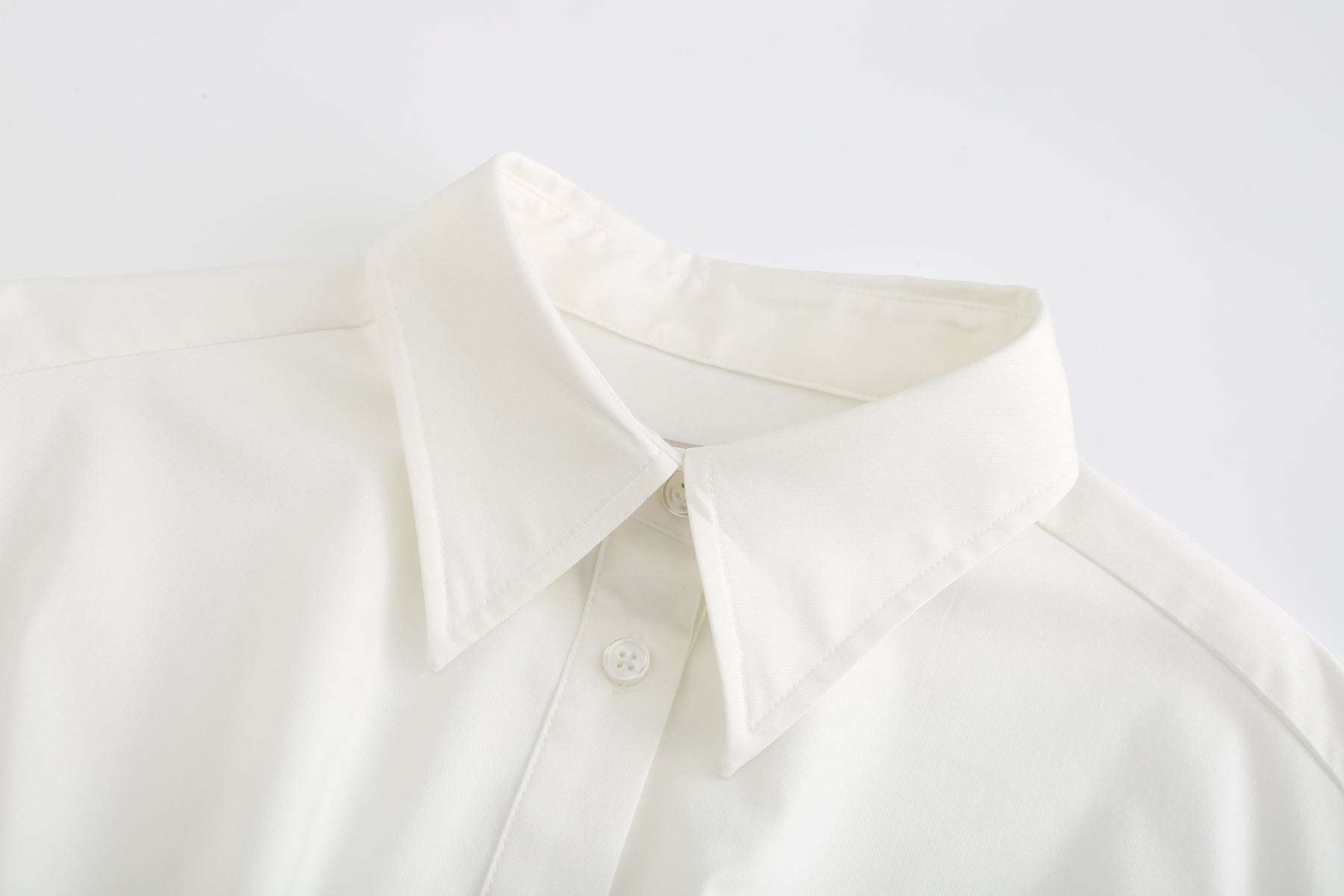 Banded Shirt_White