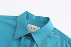 ICON Banded Shirt _ Blue
