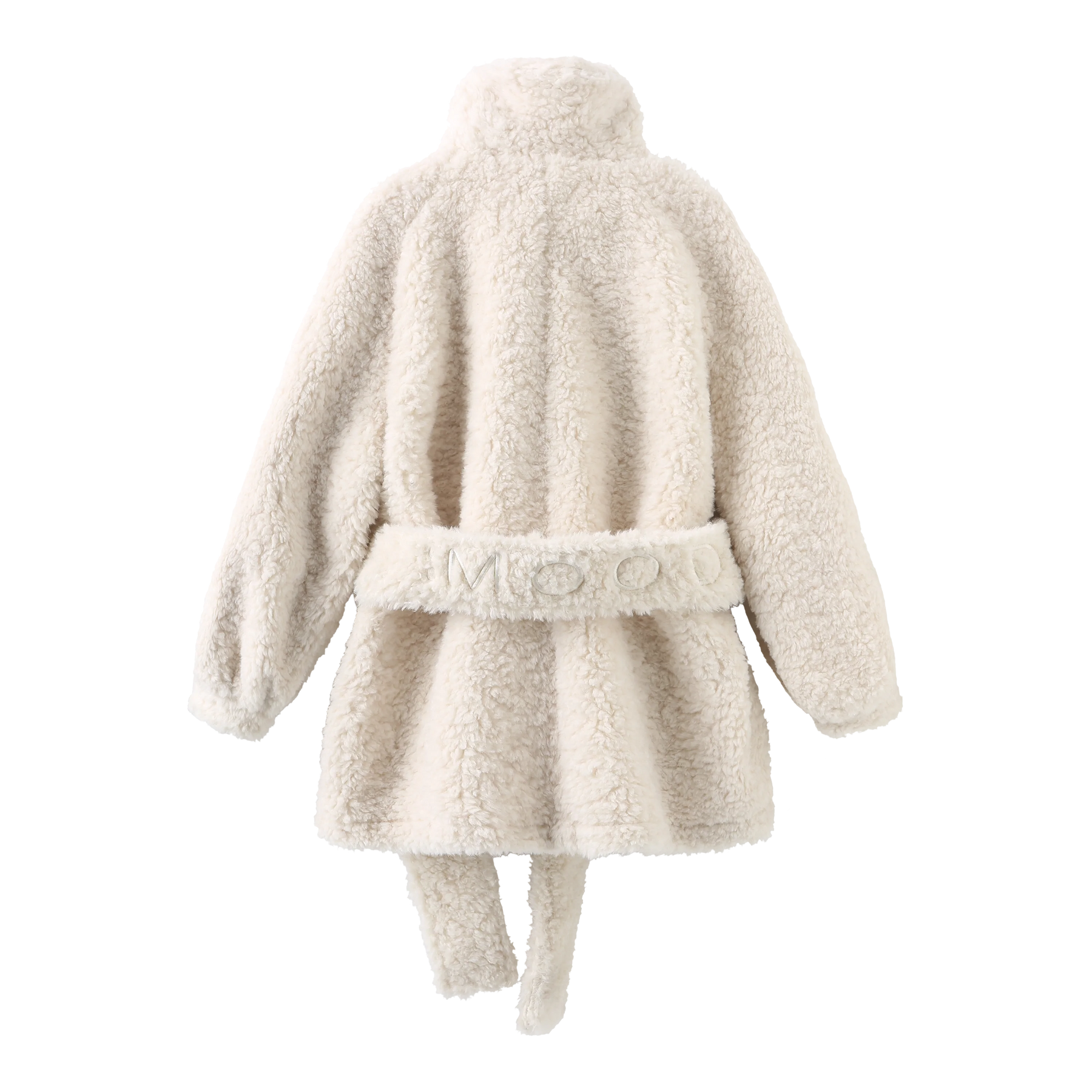 Teddy Wrap Coat_White- Sample