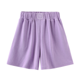 ICON Summer Teddy French Terry Shorts - Purple