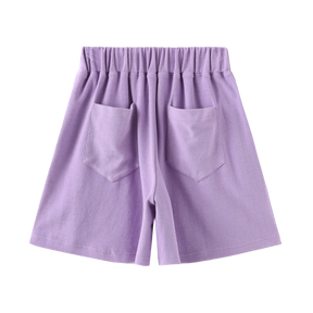 ICON Summer Teddy French Terry Shorts - Purple