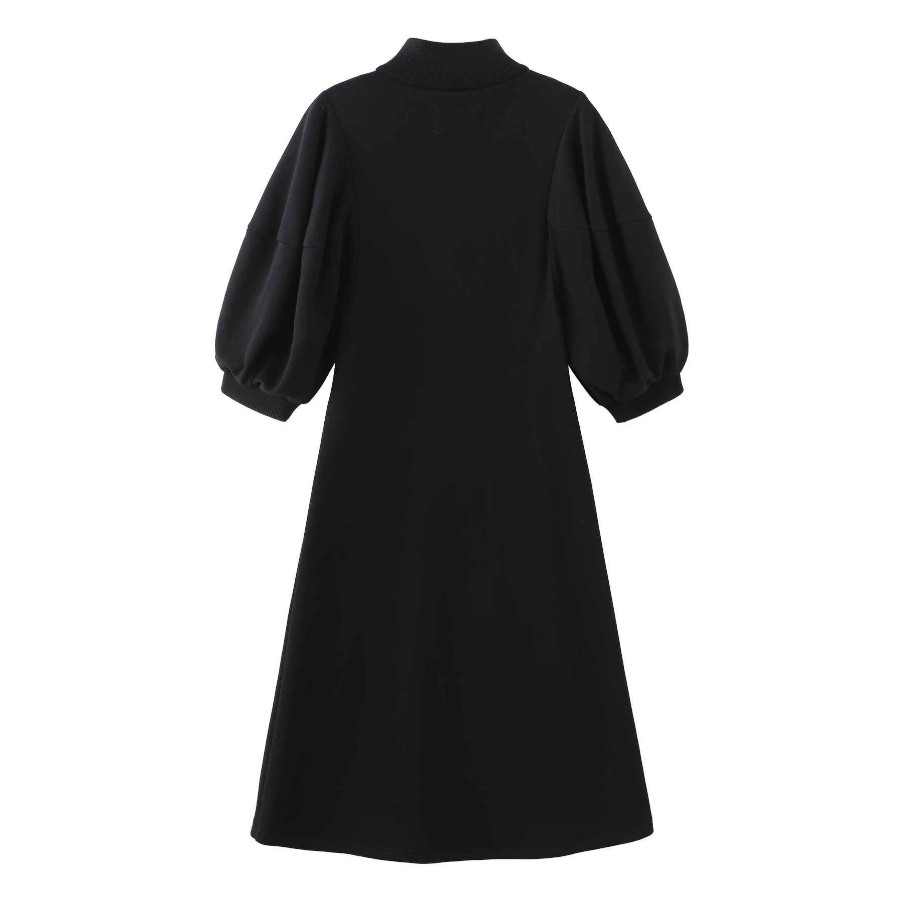 Puff Sleeve Sweatshirt Dress - 2 Colors - 310MOOD