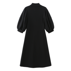Puff Sleeve Sweatshirt Dress - 2 Colors - 310MOOD