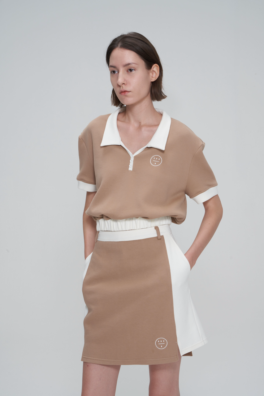 ICON Patched Skirt - Camel