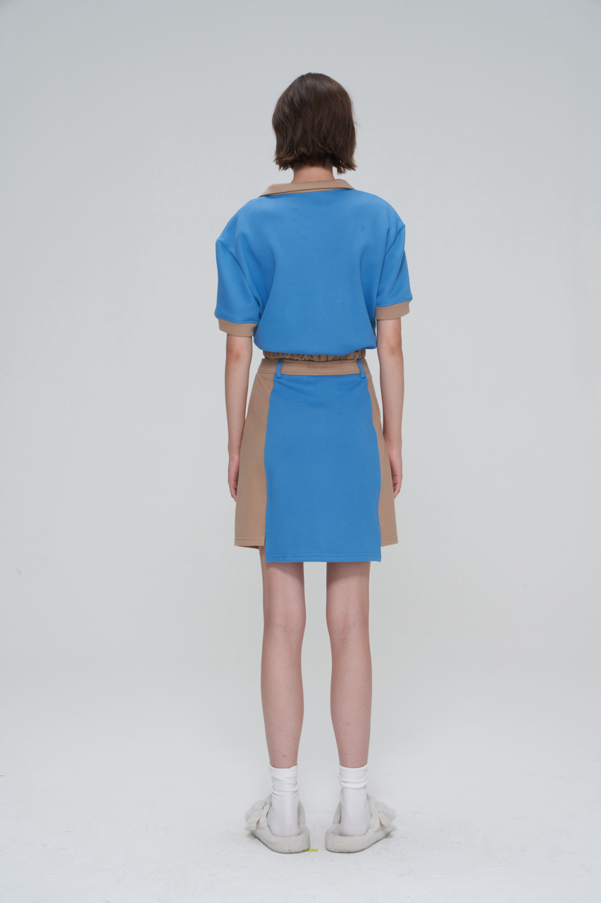 ICON Patched Skirt - Blue