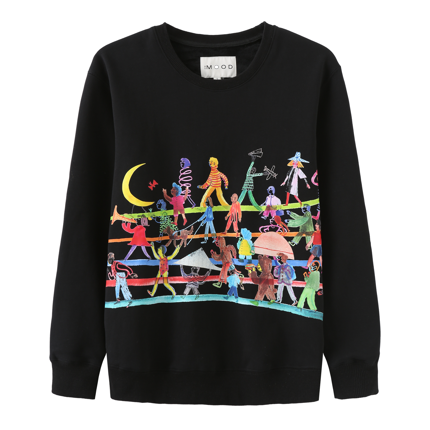 Holiday Rainbow Sweatshirt x Vendi Vernic _ Black
