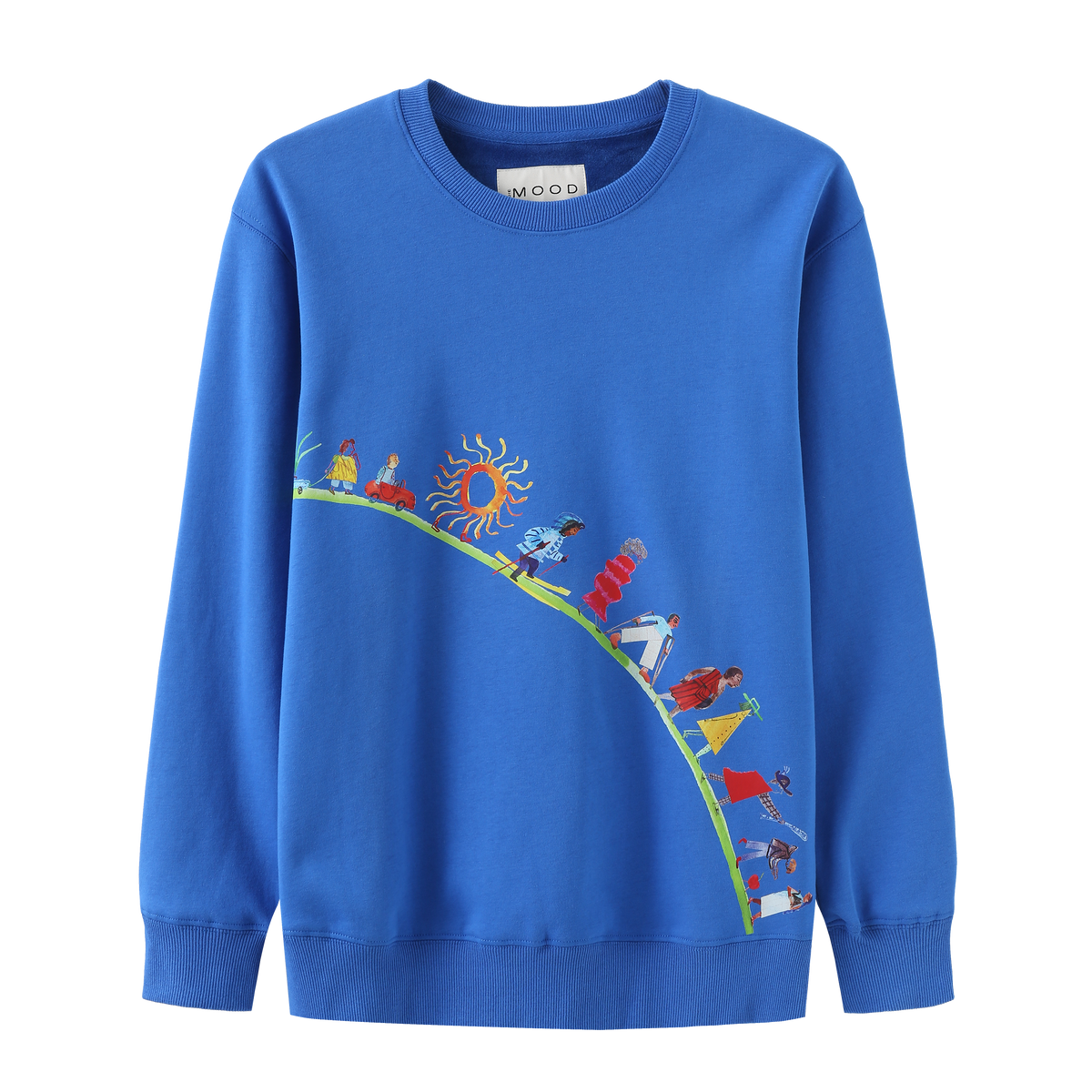 Holiday Parade Sweatshirt x Vendi Vernic _ Blue