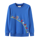 Holiday Parade Sweatshirt x Vendi Vernic _ Blue