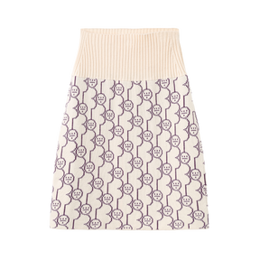 ICON Monogram Skirt _ Purple