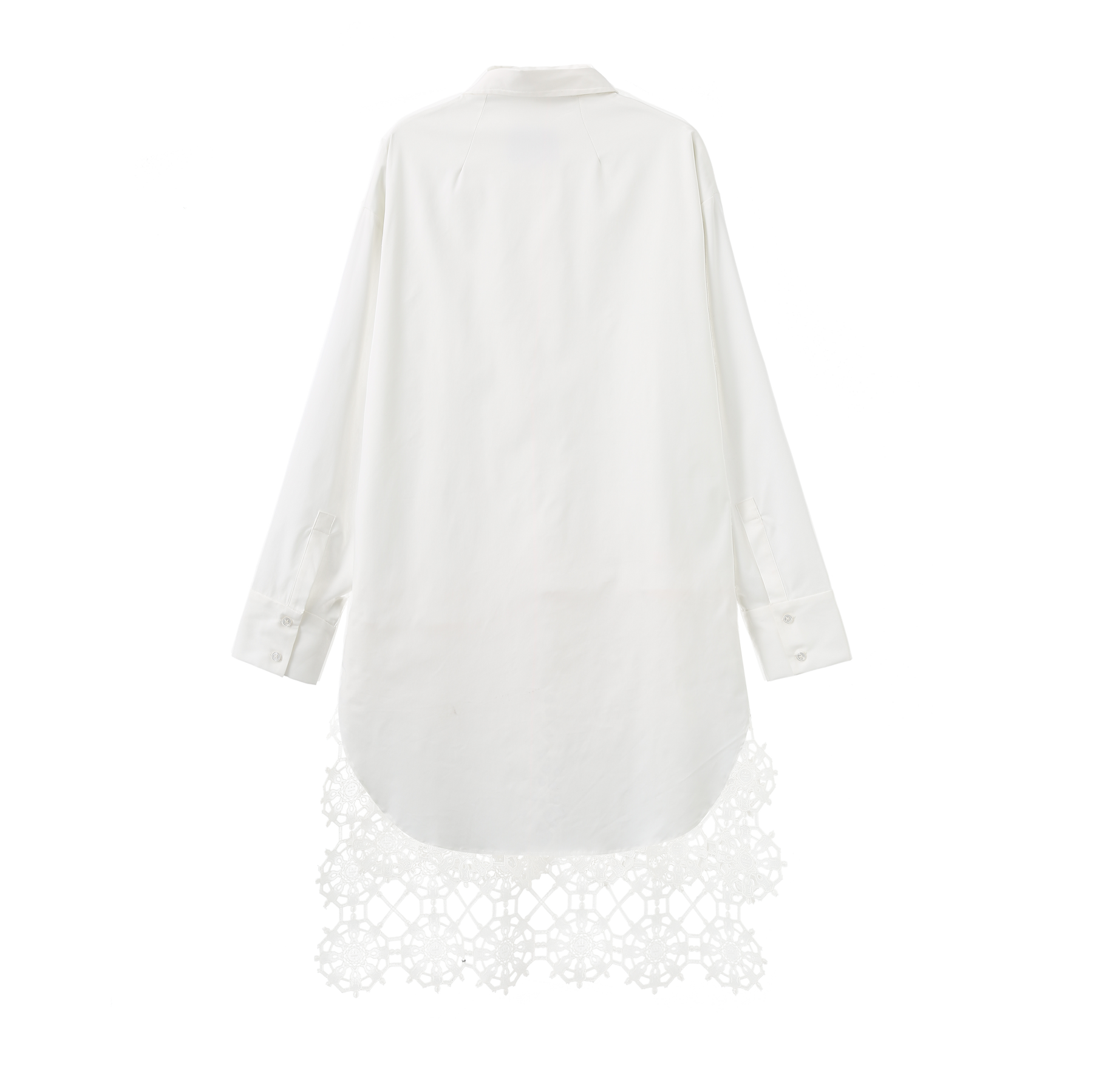 Melting Man Lace Dress _ White